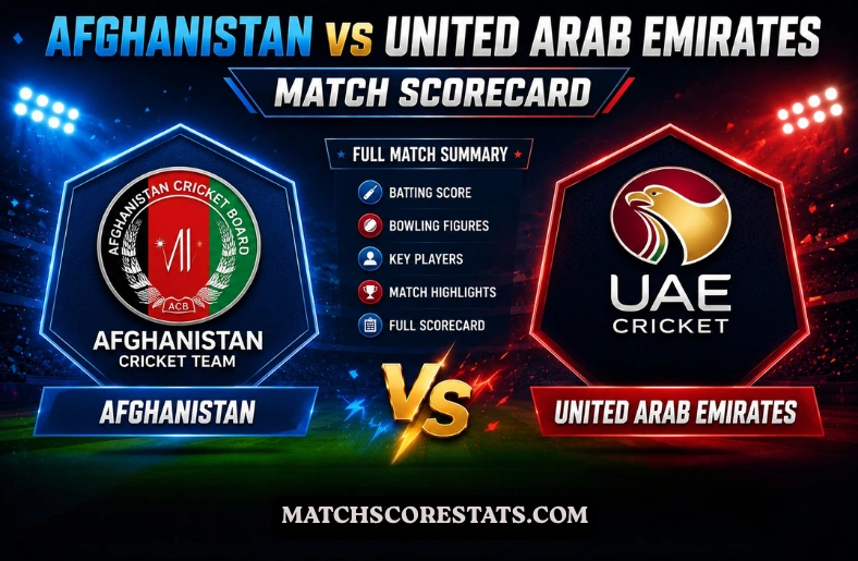 Afghanistan National Cricket Team Vs United Arab Emirates National Cricket Team Match Scorecard: Stunning All-Round Show Afghanistan National Cricket Team Vs United Arab Emirates National Cricket Team Match Scorecard: Stunning All-Round Show