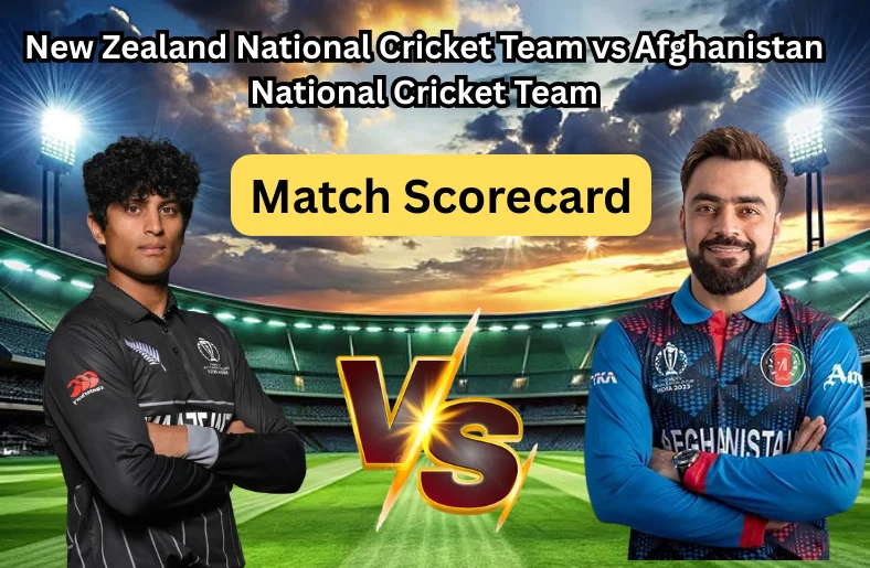 New Zealand National Cricket Team vs Afghanistan National Cricket Team Match Scorecard New Zealand National Cricket Team vs Afghanistan National Cricket Team Match Scorecard
